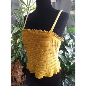 Wild Fable Gold Velvet Top